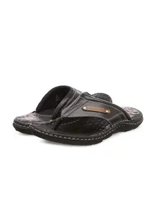 Lee Cooper Men Leather Slip-On Comfort Sandals