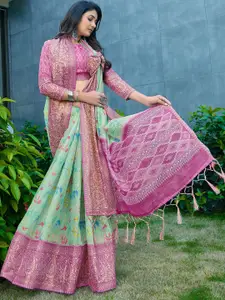 Saree mall Printed Floral Banarasi Saree