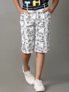 V-Mart Boys Mid-Rise Printed Shorts