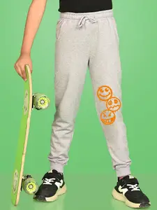 Nusyl Boys Printed Cotton Ankle Length Joggers