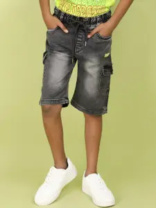 V-Mart Boys Washed Denim Shorts Technology