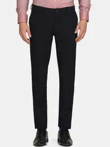 Blackberrys Men Mid Rise Slim Fit Trousers