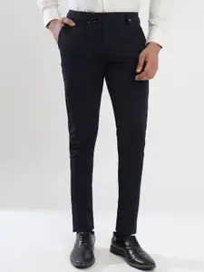 MANTICORE Men Regular Fit Mid-Rise Formal Trousers