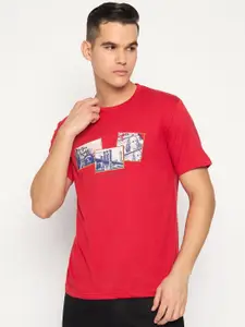 Duke Men Graphic Printed Round Neck Cotton Slim Fit T-shirt