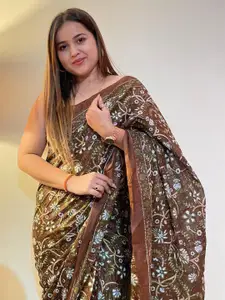 Saree mall Printed Floral Bagh Saree