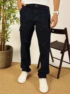 Thomas Scott Men Cotton Mid-Rise Smart Cotton Relaxed Fit Jeans