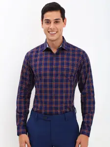 Allen Solly Men Slim Fit Opaque Checked Formal Shirt