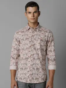Louis Philippe Jeans Men Slim Fit Floral Opaque Printed Casual Shirt