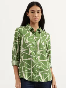 United Colors of Benetton Women Opaque Printed Casual Shirt