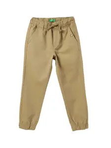 United Colors of Benetton Boys Mid Rise Regular Fit Joggers