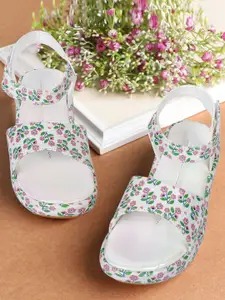 BAESD Girls Printed Flatform Sandals With Buckles