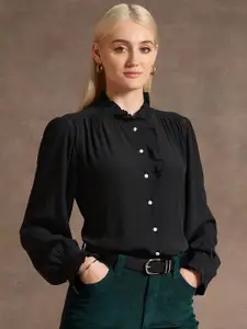 U.S. Polo Assn. Women Solid Round Neck Top