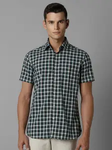 Louis Philippe Sport Men Slim Fit Tartan Checks Opaque Checked Casual Shirt