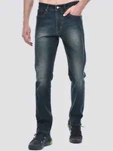 Numero Uno Men Mid-Rise Tapered Fit Mildly Distressed Light Fade Stretchable Jeans