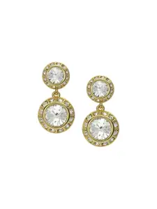 Ted Baker Sollia Solitaire Gold-Plated Sparkle Crystal Drop Earrings
