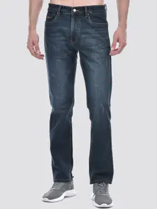 Numero Uno Men Tapered Fit Low Distress Light Fade Stretchable Jeans