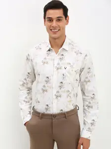 Allen Solly Men Slim Fit Floral Opaque Printed Formal Shirt