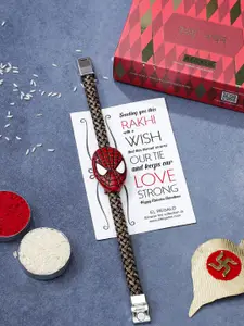 EL REGALO Boys Spiderman Charm Detail Bracelet Rakhi