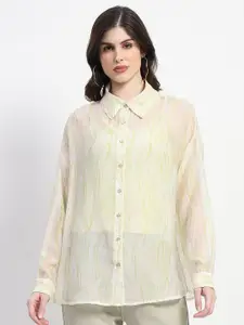 Madame Women Floral Opaque Printed Casual Shirt