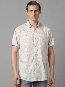 Louis Philippe Jeans Men Slim Fit Opaque Printed Casual Shirt