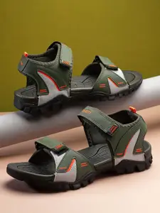 ASIAN  Men Textured Sports Sandal
