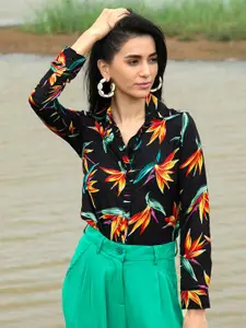 PINACOLADA Women Relaxed Floral Opaque Printed Casual Shirt