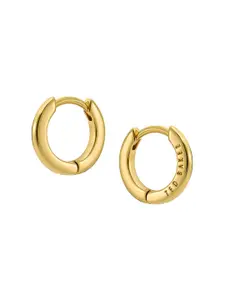 Ted Baker Gold-Plated Circular Crislie Logo Hoop Earrings