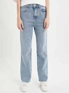 DeFacto Women Mid-Rise Straight Fit Jeans