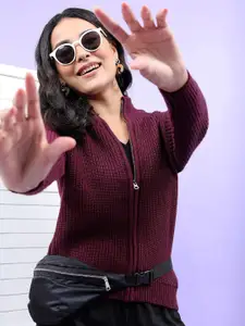 Tokyo Talkies Women Cable Knit Pullover