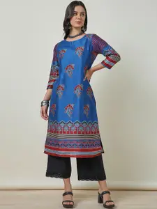 Soch Floral Printed Straight Kurta