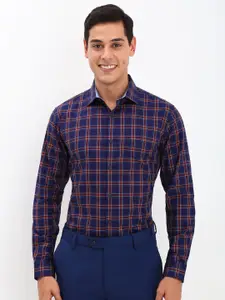 Allen Solly Men Slim Fit Opaque Checked Formal Shirt