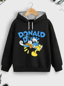 YK Disney Boys Printed Hooded Sweatshirt