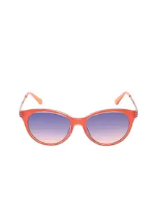 GUESS Women Oval Sunglasses with UV Protected Lens GUS77005472ZSG