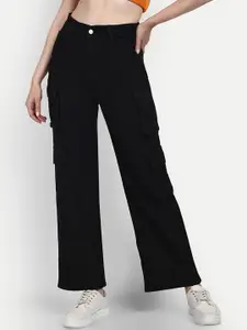 BROADSTAR Women Solid Smart Regular Fit Mid-Rise Stretchable Jeans