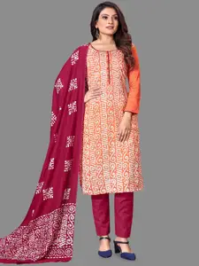 LADY SHOPI Geometric Printed Unstitched Dress Material