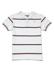 Gini and Jony Boys Striped Pockets T-shirt