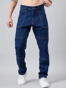 STUDIO NEXX Men Relaxed Fit Mid-Rise Stretchable Cargo Jeans