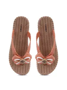 CASSIEY Women Rubber Thong Flip-Flops