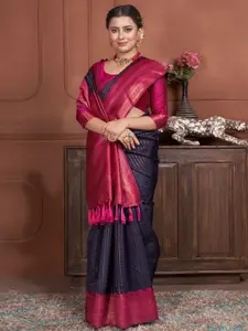 Anouk Striped Zari Kanjeevaram Saree