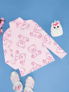 Pantaloons Junior Girls Printed Sweatshirt