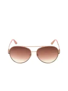 GUESS Women Aviator Sunglasses with UV Protected Lens