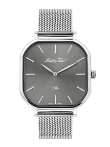 Mathey-Tissot Swiss Made Men Stainless Steel Bracelet Style Analogue Watch H7917AS
