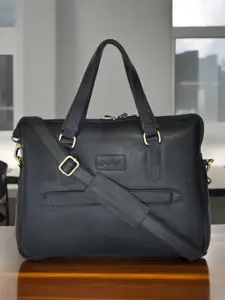 OLIVE MIST Unisex Leather Laptop Bag