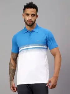 VECTOR X Men Printed Polo Collar T-shirt