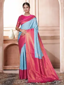 Anouk Ethnic Motifs Zari Kanjeevaram Saree