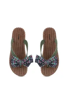 CASSIEY Women Rubber Thong Flip-Flops