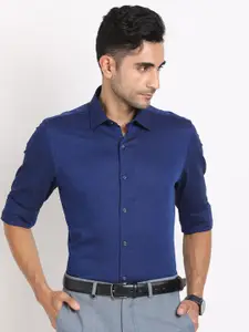 Turtle Men Standard Solid Cotton Slim Fit Party Shirt