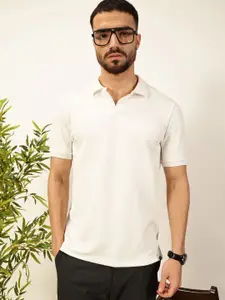 Thomas Scott Men Anti Odour Solid Polo Collar T-shirt