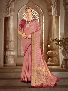 Saree mall Ethnic Motifs Kanjeevaram Zari Sarees