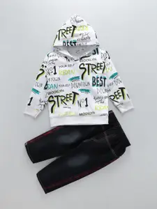 BAESD Boys Printed Sweatshirt With Trousers